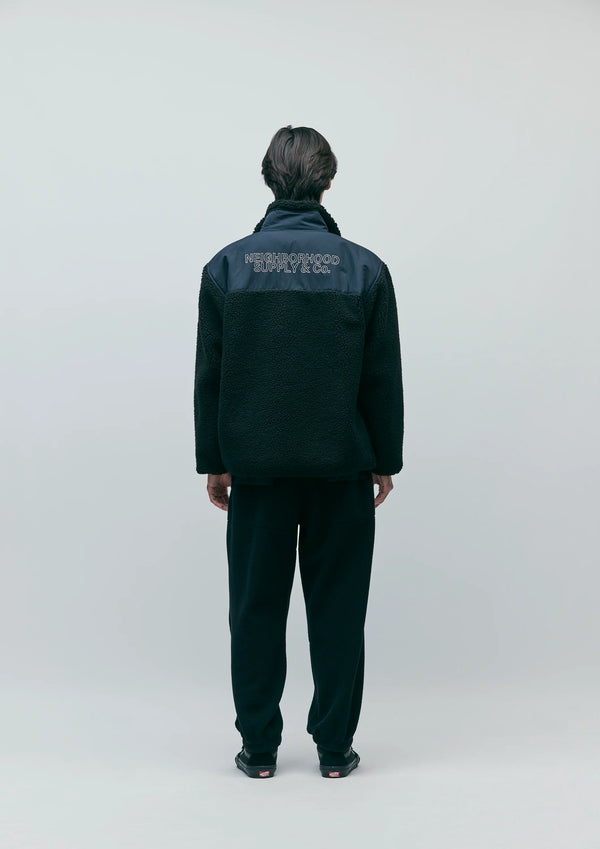 【NEIGHBORHOOD|ネイバーフッド】FLEECE JACKET/フリースジャケット(BLACK)