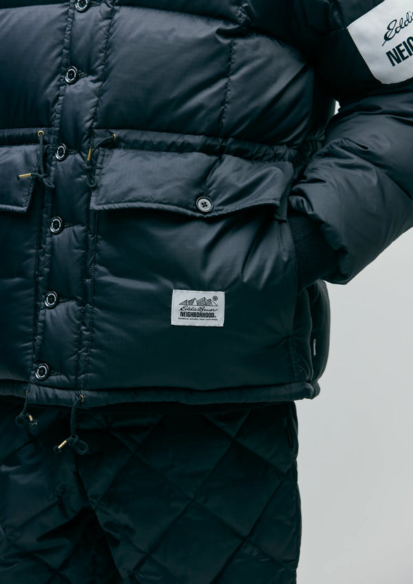 【NEIGHBORHOOD|ネイバーフッド】NH X EDDIE BAUER . KARAKORAM DOWN JACKET/NH Xエディーバウアー.カラコラムダウンジャケット(BLACK)