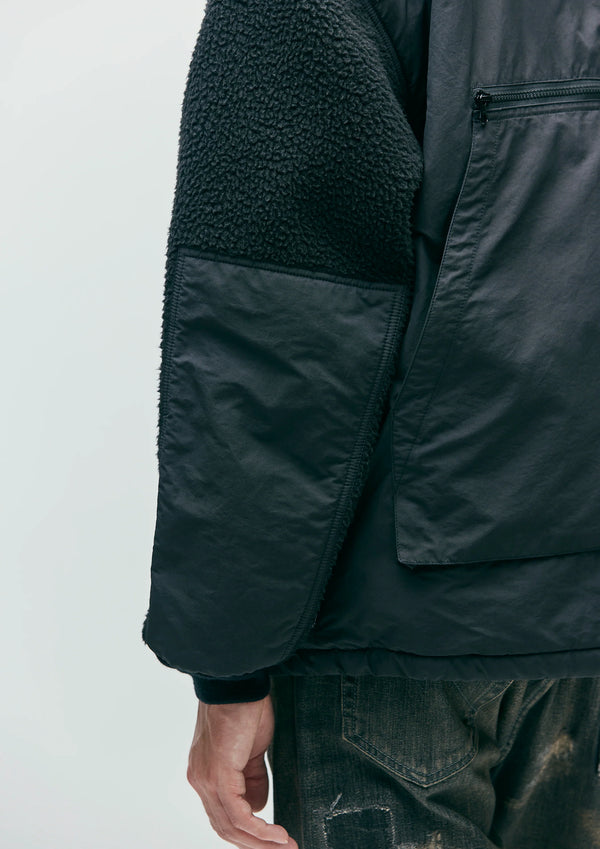 【NEIGHBORHOOD|ネイバーフッド】NH X EDDIE BAUER . FLEECE FISHING JACKET/NH Xエディーバウアー.フリースフィッシングジャケット(BLACK)