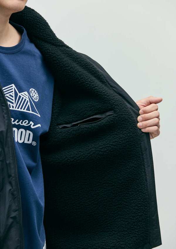 【NEIGHBORHOOD|ネイバーフッド】NH X EDDIE BAUER . FLEECE FISHING JACKET/NH Xエディーバウアー.フリースフィッシングジャケット(BLACK)