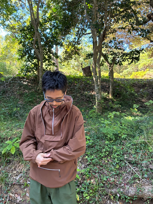 NOROLL|ノーロール SUGARI MESH ANORAK(YELLOW,BROWN)