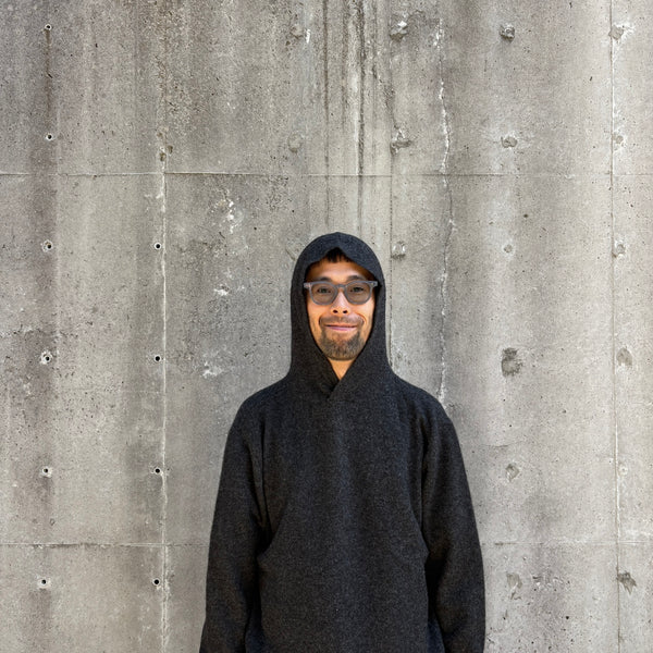 【STATIC|スタティック】YAK PULLOVER/ヤクプルオーバー(CARBON , UNDYED MOCHA)