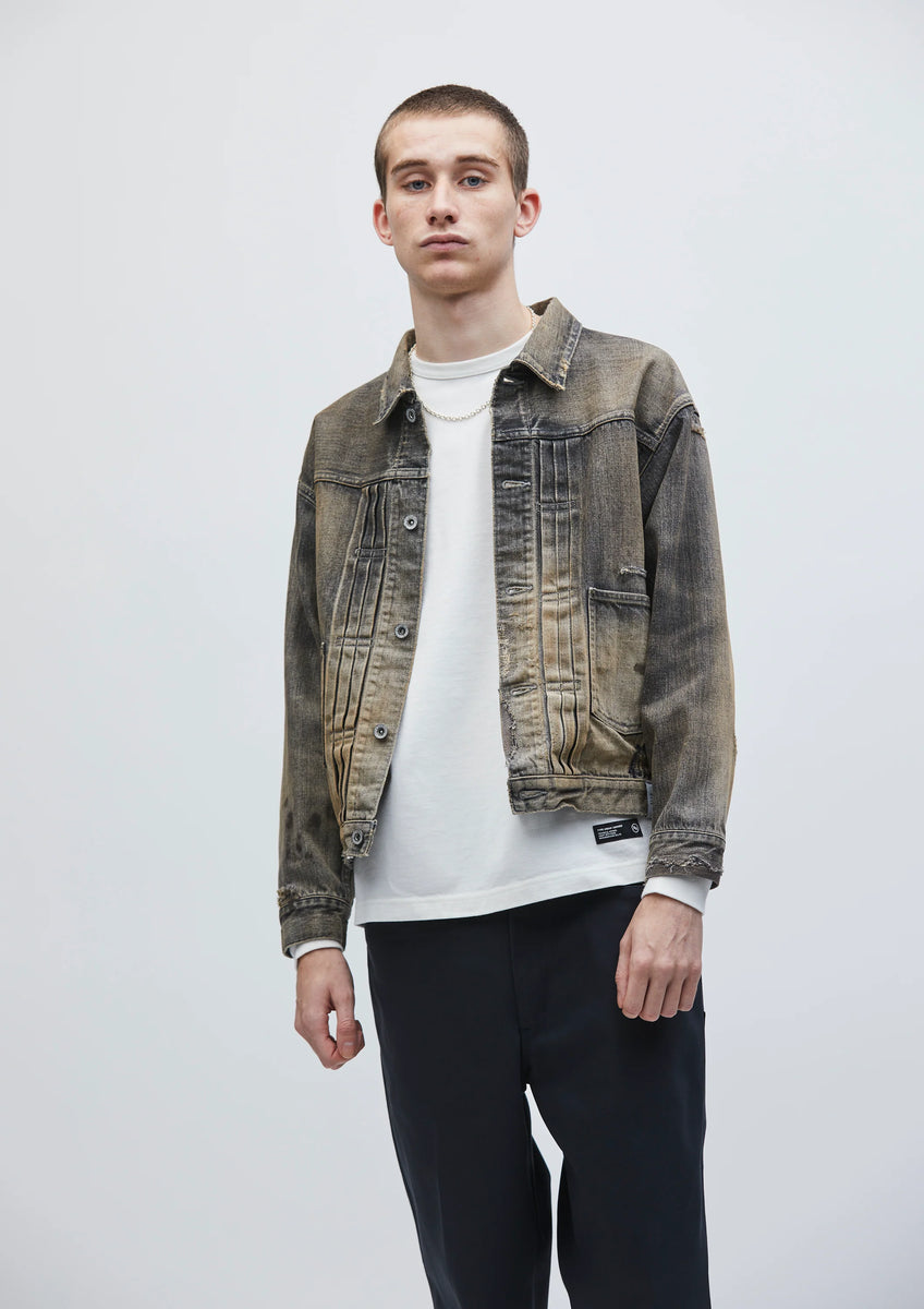 NEIGHBORHOOD|ネイバーフッド】SAVAGE DENIM TYPE-1 JACKET MOD