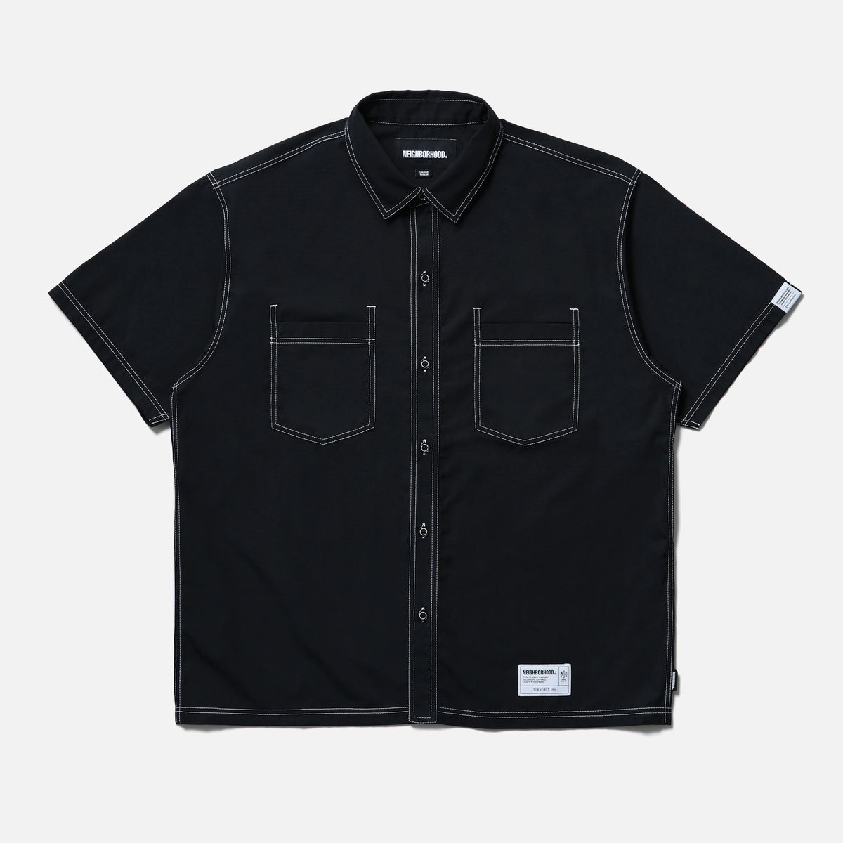 NEIGHBORHOOD|ネイバーフッド VISIBLE STITCHING SHIRT SS/ビジブル