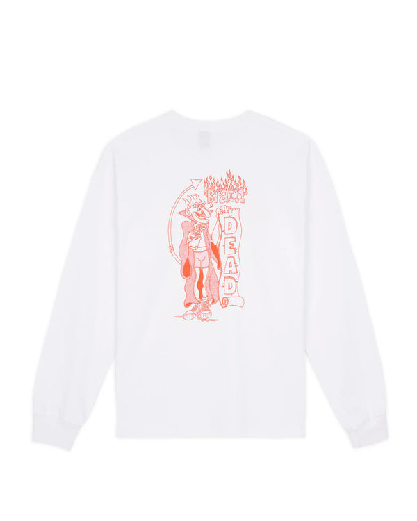 【BRAIN DEAD|ブレインデッド】JUDGEMENT L/S T-SHIRT/L/S Tシャツ(WHITE)