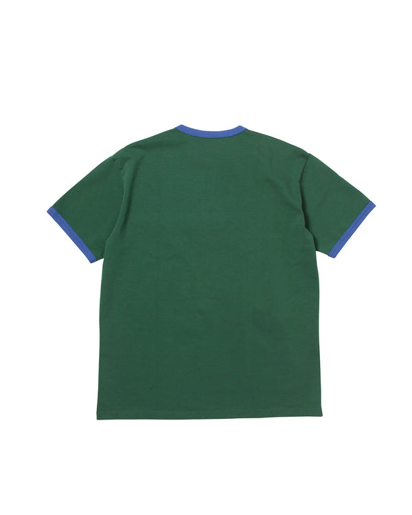 JAN TRIM S/S TEE/ジャン トリムSS Tシャツ(GREEN/BLUE)