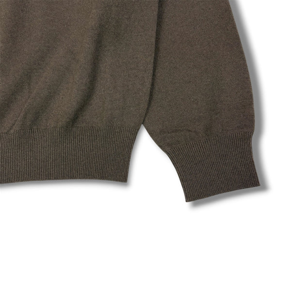 【CREPUSCULE|クレプスキュール】KNIT POLO/ニットポロ(WHITE , GRAY , BLACK) 正規取扱店舗 公式オンライン通販 島根 松江 26FW