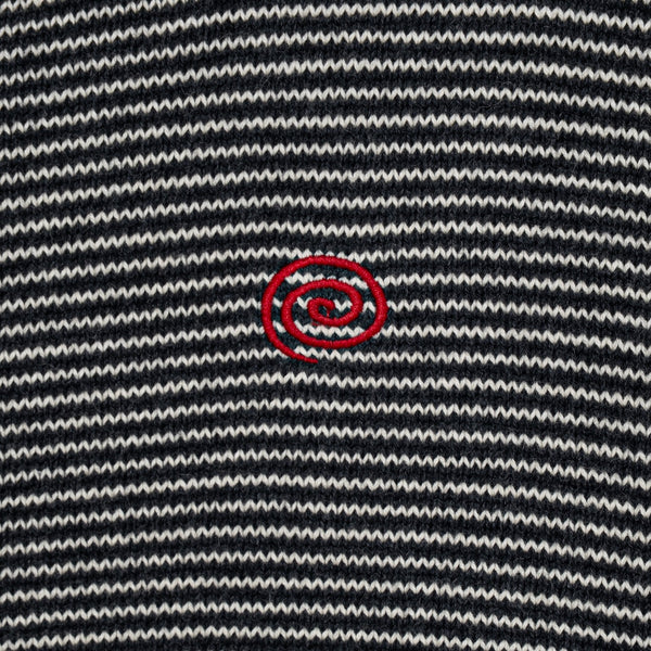 【SOL soonerorlater|ソル スーナーオアレイター】KNITTED BORDER CARDIGAN(BURGUNDY&CHARCOAL , BLACK&IVORY) 正規取扱店舗 公式オンライン通販 島根 松江 ニットカーディガン ボーダーニット 26AW