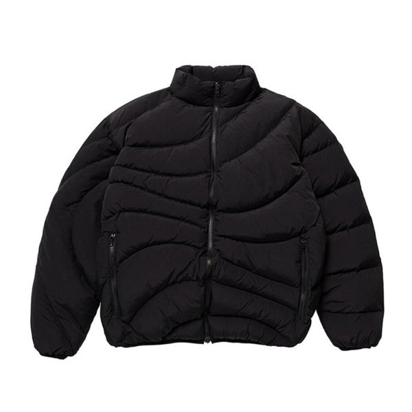 【LQQK STUDIO | ルックスタジオ】DOWN WAVE JACKET/ダウンウェーブ ジャケット(BLACK)