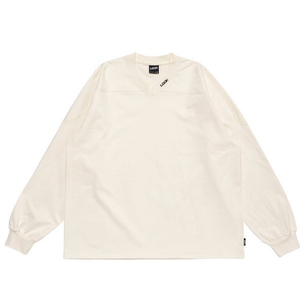 【LQQK STUDIO|ルックスタジオ】HOCHEY TEE/ホッケーTシャツ(OFF WHITE)