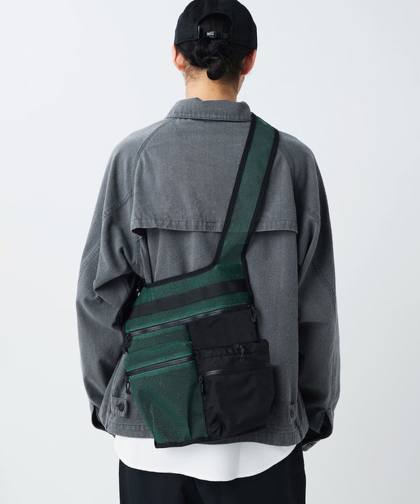 【SNOW PEAK|スノーピーク】MESH BAG/メッシュバッグ(DARK OLIVE , BLACK)