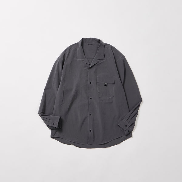 【RAJABROOKE|ラジャブルック】SPORTY SHIRT/スポーティーシャツ(CEMENT , LT.GRAY)