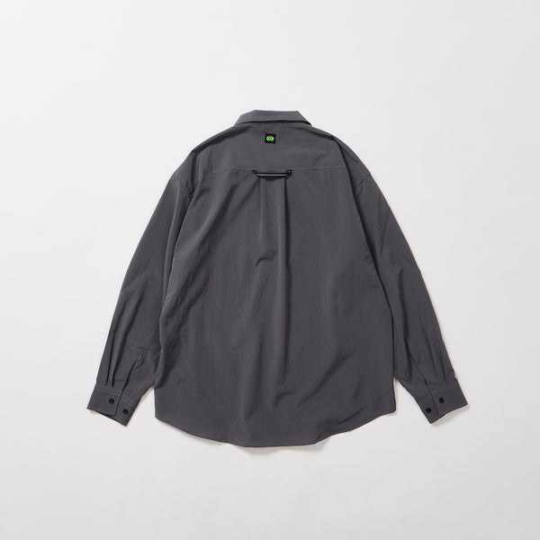 【RAJABROOKE|ラジャブルック】SPORTY SHIRT/スポーティーシャツ(CEMENT , LT.GRAY)