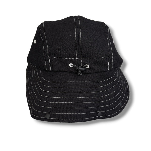 【NO CAP|ノーキャップ】PANAMA LOOK LONG BILL 2WAY CAP/パナマルック ロングビル 2ウェイ キャップ(BLACK) 正規取扱店舗 公式オンライン通販 島根 松江