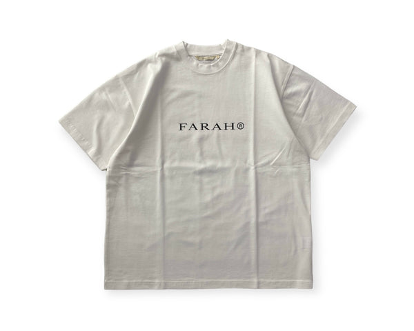 PRINTED LOGO T-SHIRT/プリントロゴTシャツ(WHITE)