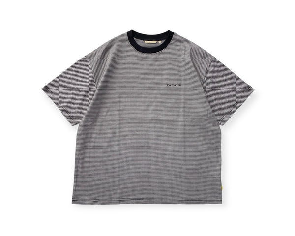 NARROW STRIPED T-SHIRT/ナローストライプTシャツ(BLACK×WHITE)　