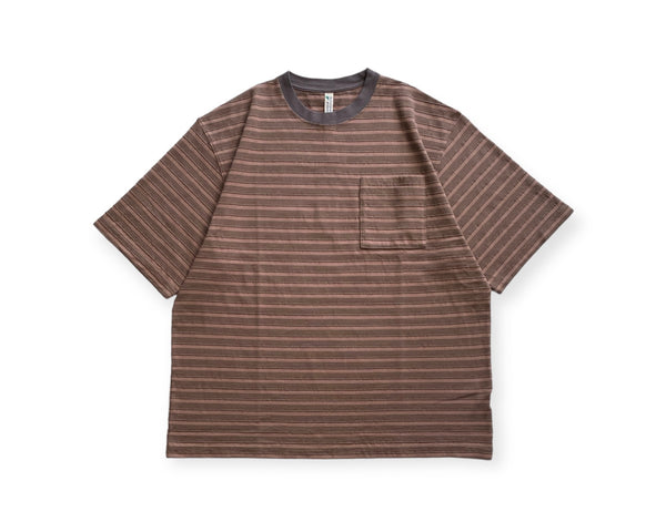 UNEVENNESS S/S TEE/アンイーブンネスSS Tシャツ(SOIL BROWN)