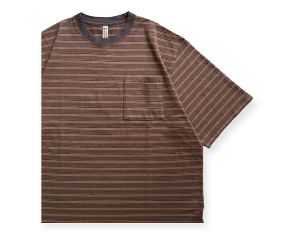 UNEVENNESS S/S TEE/アンイーブンネスSS Tシャツ(SOIL BROWN)