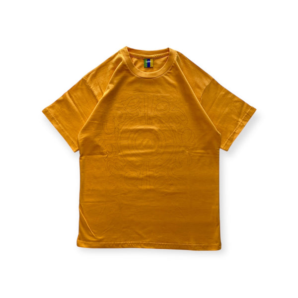 【BEDLAM|ベドラム】INDIA TARGET OUTLINE TEE/インディアターゲットアウトラインティー(MUSTARD,BLUE BERRY,DARK BROWN)