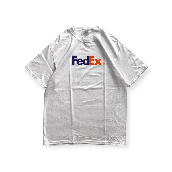 【ATLAS SCREEN PRINTING|アトラススクリーンプリンティング】FEDEX LOGO T-SHIRT/フェデックスロゴTシャツ(WHITE)