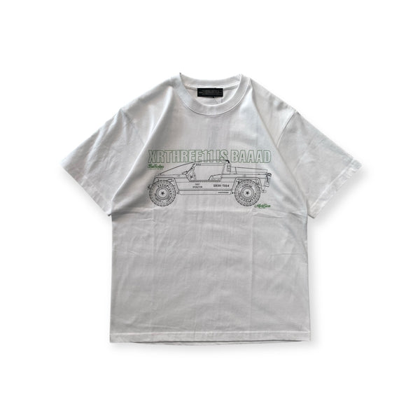 【BALLISTICS|バリスティクス】XR311 IS BAAAD TEE(WHITE , BLACK)