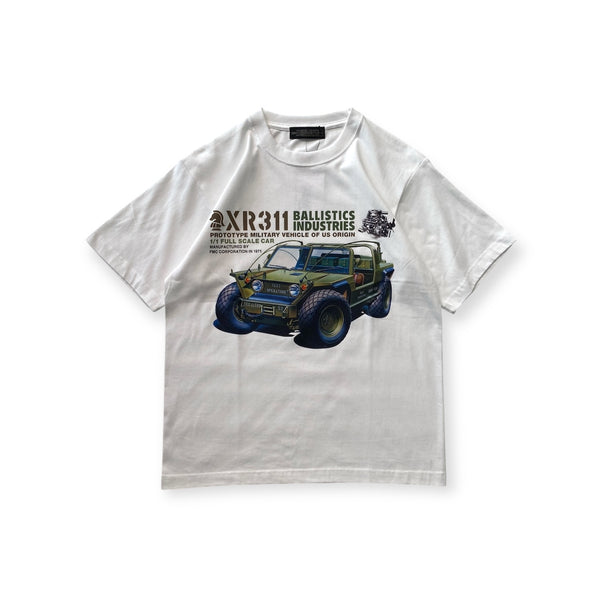 【BALLISTICS|バリスティクス】XR311 ILLUSTRATION TEE(WHITE , ASH GRAY)