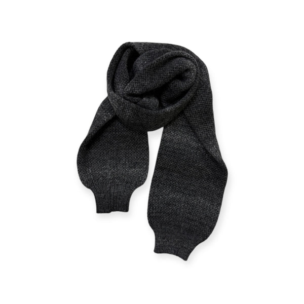 【CREPUSCULE|クレプスキュール】MOHAIR MESH MUFFLER/モヘアメッシュマフラー(ORANGE , BLACK)