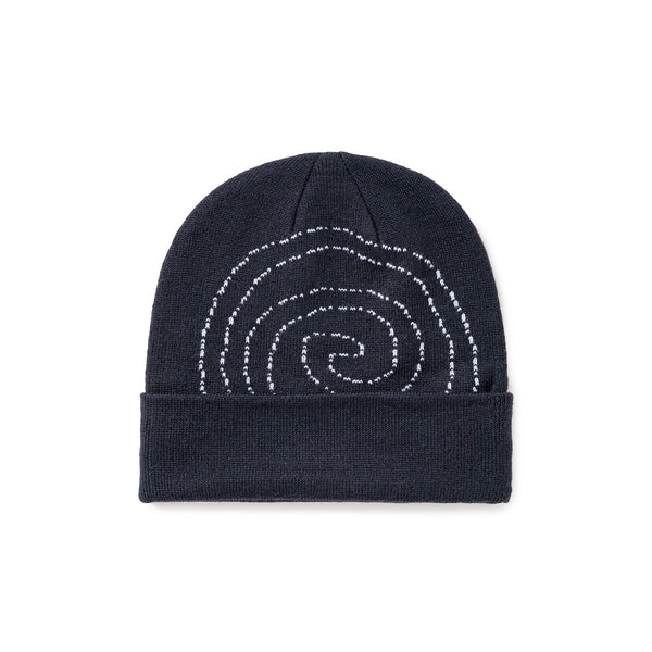 【SOL soonerorlater|ソル スーナーオアレイター】PIN GURUGURU DOUBLE BEANIE(GRAY , NAVY)