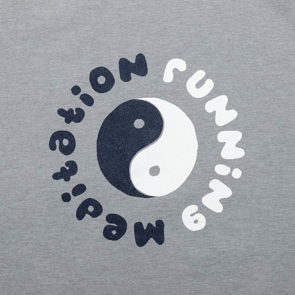 【TACOMA FUJI RECORDS|タコマフジレコード】RUNNING MEDITATION POLY LS TEE(HEATHER GRAY) 正規取扱店舗 公式オンライン通販 島根 松江 26FW Jerry Ukai ジェリー鵜飼 ロングスリーブTシャツ ロンT