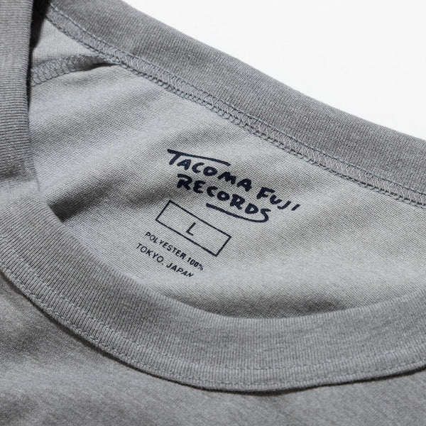 【TACOMA FUJI RECORDS|タコマフジレコード】RUNNING MEDITATION POLY LS TEE(HEATHER GRAY) 正規取扱店舗 公式オンライン通販 島根 松江 26FW Jerry Ukai ジェリー鵜飼 ロングスリーブTシャツ ロンT