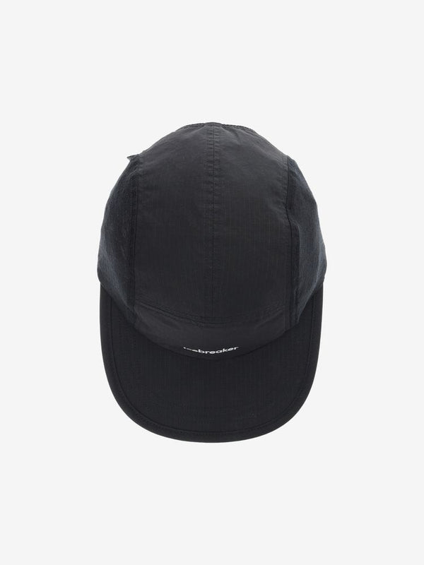 【ICE BREAKER|アイスブレーカー】SHELL COTTON 5PANNEL CAP/シェルコットン 5パネルキャップ(BLACK)