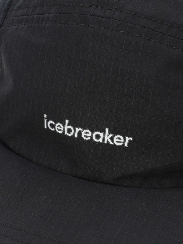 【ICE BREAKER|アイスブレーカー】SHELL COTTON 5PANNEL CAP/シェルコットン 5パネルキャップ(BLACK)