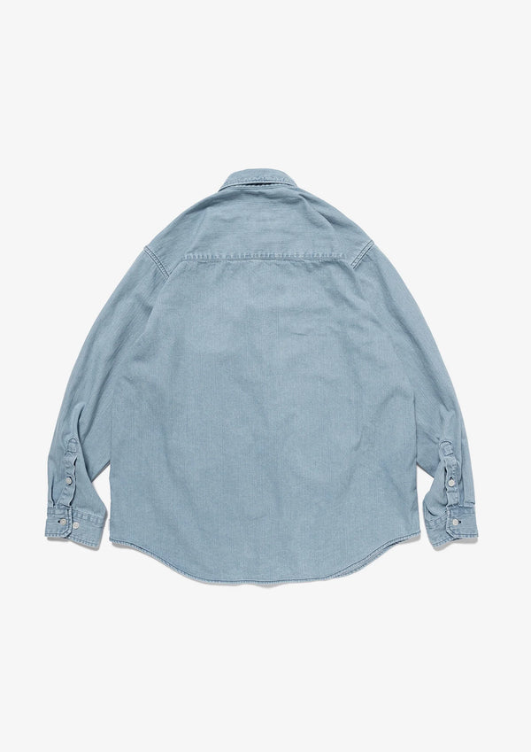 WTAPS
BD LS 01 / LS / COTTON. DENIM. RF
品番:262CWDT-SHM01
COLOR:INDIGO
ストーンバイオブリーチ加工を施した8ozのムラ糸デニムのボタンダウンシャツ。
裾は緩やかなラウンドカットで、すっきりとしたレギュラーフィットモデル。
公式オンライン
通販