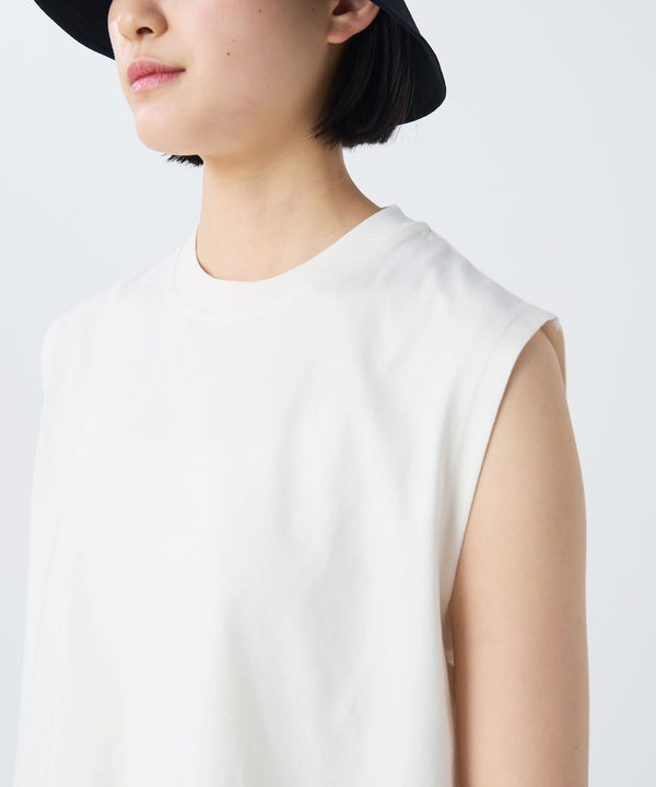 【SNOW PEAK|スノーピーク】W'S OG MERCERIZED SLEEVELESS T-SHIRT/ウィメンズOGマーセライズドスリーブレスTシャツ(OFF WHITE , BLUE , BLACK)