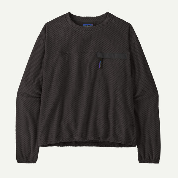 【PATAGONIA|パタゴニア】W'S TEXTURED FLEECE CREWNECK/ウィメンズ・テクスチャード・フリース・クルーネック(VRTB , BLK) 正規取扱店舗 公式オンライン通販 島根 松江 26FW フリース アウトドア