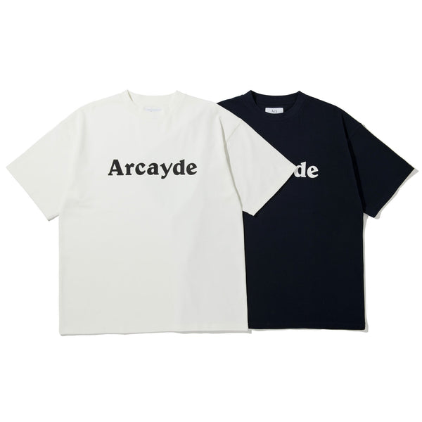 【ACY|エーシー】ARCAYDE TEE/アーケードTシャツ(WHITE , NAVY) - STREAM【ACY|エーシー】ARCAYDE TEE/アーケードTシャツ(WHITE , NAVY)STREAMNAVYM