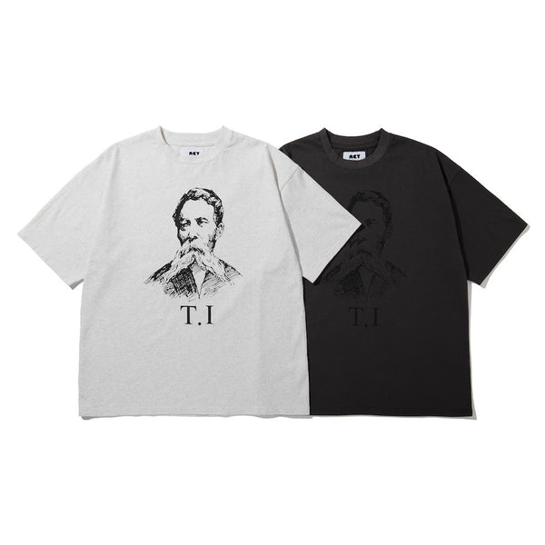 【ACY|エーシー】HUNDRED TEE/ハンドレッドTシャツ(ASH , L.BLACK) - STREAM【ACY|エーシー】HUNDRED TEE/ハンドレッドTシャツ(ASH , L.BLACK)STREAML.BLACKM