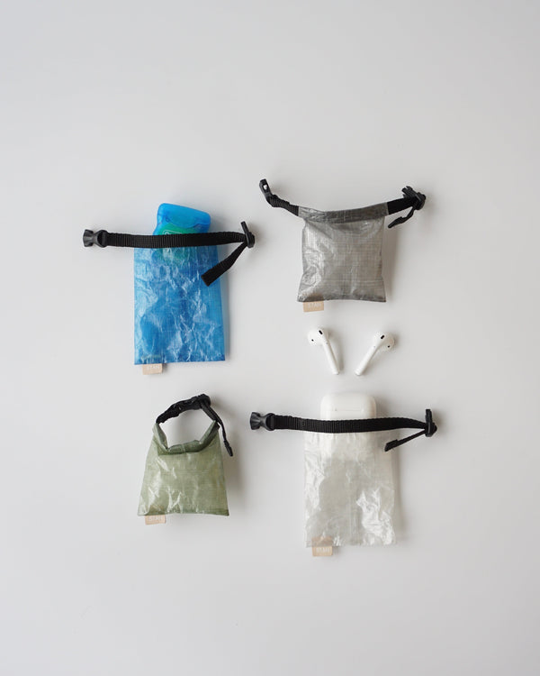 【STAN | スタン】DCF TINY STUFF BAG/DCF タイニースタッフバッグ(WHITE , GREEN , BLUE , BLACK)