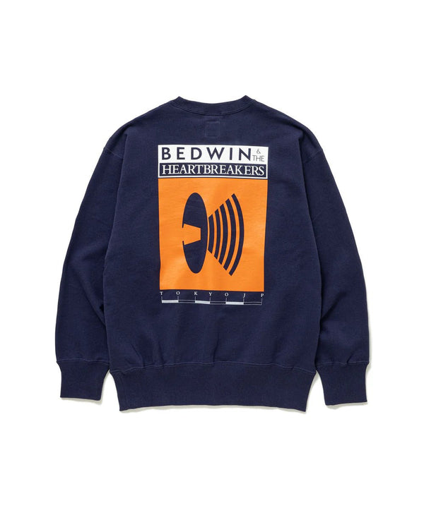 【BEDWIN |ベドウィン】L/S PRINTED C - NECK SWEAT "M.GORE"/L/S プリンテッドC - ネックスウェット"M.GORE"(NAVY) - STREAM【BEDWIN |ベドウィン】L/S PRINTED C - NECK SWEAT "M.GORE"/L/S プリンテッドC - ネックスウェット"M.GORE"(NAVY)STREAMNAVY3(L)