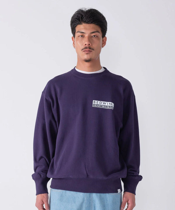 【BEDWIN |ベドウィン】L/S PRINTED C - NECK SWEAT "M.GORE"/L/S プリンテッドC - ネックスウェット"M.GORE"(NAVY) - STREAM【BEDWIN |ベドウィン】L/S PRINTED C - NECK SWEAT "M.GORE"/L/S プリンテッドC - ネックスウェット"M.GORE"(NAVY)STREAMNAVY3(L)