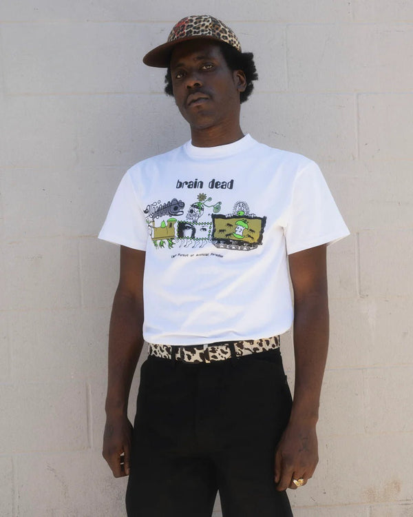 【BRAIN DEAD|ブレインデッド】ARTIFICIAL PARADISE T - SHIRT/アーティフィシャルパラダイスTシャツ(WHITE) - STREAM【BRAIN DEAD|ブレインデッド】ARTIFICIAL PARADISE T - SHIRT/アーティフィシャルパラダイスTシャツ(WHITE)STREAMM