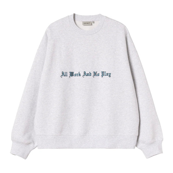 【CARHARTT WIP|カーハートWIP】NO PLAY SWEAT/ノープレイスウェット(ASH HEATHER , BLACK) - STREAM【CARHARTT WIP|カーハートWIP】NO PLAY SWEAT/ノープレイスウェット(ASH HEATHER , BLACK)STREAMASH HEATHERS