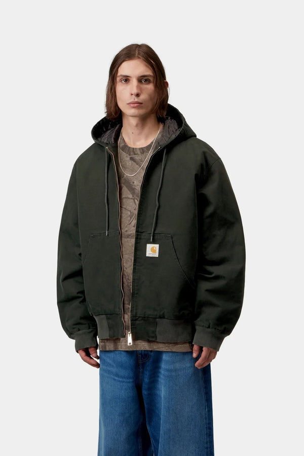 【CARHARTT WIP|カーハートWIP】OG ACTIVE JACKET/OGアクティブジャケット(RAVEN STONE CANVAS) 正規取扱店舗 公式オンライン通販 島根 松江 26FW 定番 古着 ジャケット ワークウェア