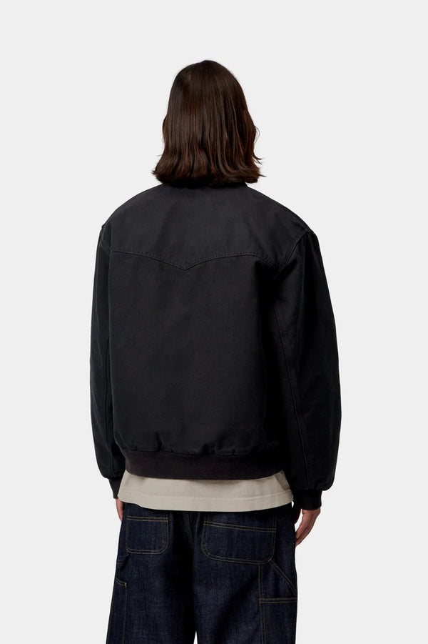 【CARHARTT WIP|カーハートWIP】OG SANTA FE JACKET/OG サンタフェジャケット(BLACK/BLACK STONE CANVAS , RAVEN/BLACK STONE CANVAS) 正規取扱店舗 公式オンライン通販 島根 松江 26FW 復刻 ワークウェア