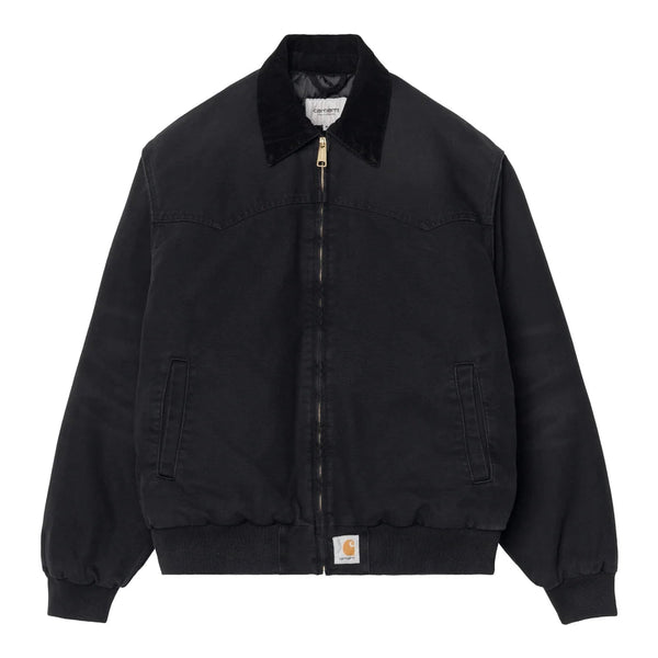 【CARHARTT WIP|カーハートWIP】OG SANTA FE JACKET/OG サンタフェジャケット(BLACK/BLACK STONE CANVAS , RAVEN/BLACK STONE CANVAS) 正規取扱店舗 公式オンライン通販 島根 松江 26FW 復刻 ワークウェア