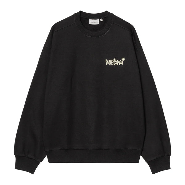 【CARHARTT WIP|カーハートWIP】WIPTOPIA SWEAT/ウィップトピアスウェット(ASH HEATHER , BLACK) - STREAM【CARHARTT WIP|カーハートWIP】WIPTOPIA SWEAT/ウィップトピアスウェット(ASH HEATHER , BLACK)STREAMBLACKS
