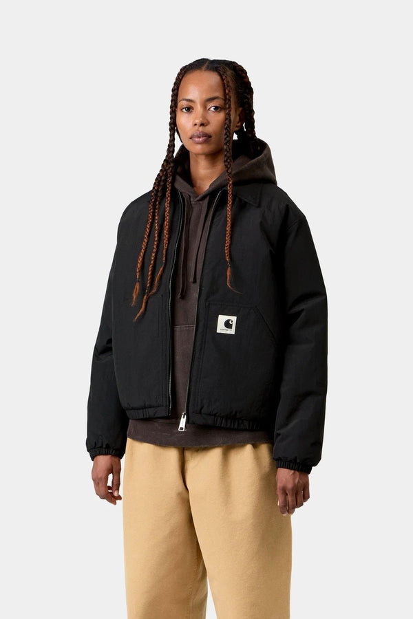 【CARHARTT WIP|カーハートWIP】W'S STANWOOD JACKET/ウィメンズスタンウッドジャケット(BLACK) 正規取扱店舗 公式オンライン通販 島根 松江 26FW レディース