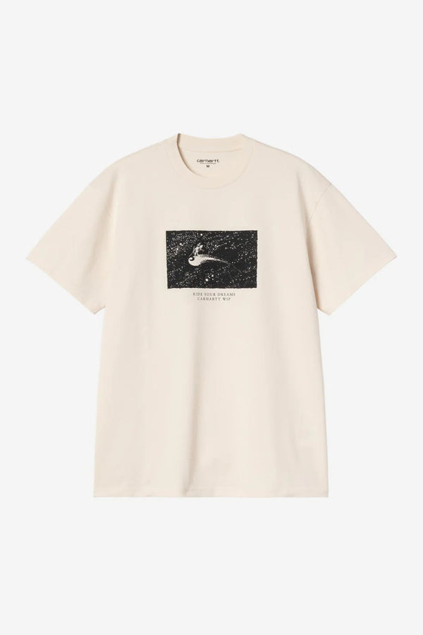 【CARHATT WIP|カーハートWIP】S/S RIDE YOUR DREAMS T - SHIRT/S/SライドユアードリームスTシャツ(NATURAL , ICARIA) - STREAM