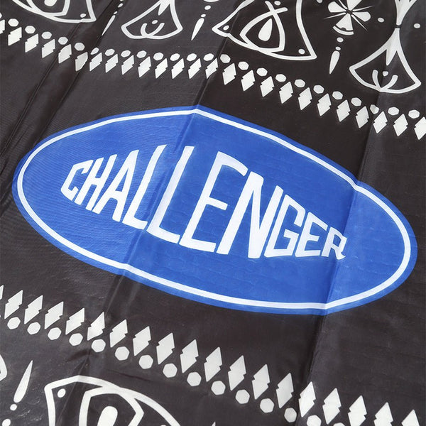 【CHALLENGER|チャレンジャー】BANDANA SUNSHADE /バンダナシェード(BLACK)