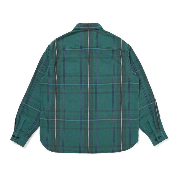 【CHALLENGER|チャレンジャー】CLASSIC PLAID SHIRT /クラッシックプレイドシャツ(TURQUOISE, GREEN)
